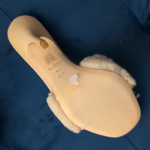 Coach Shearling 105MM Pumps in Natural - Picture 4 of 5